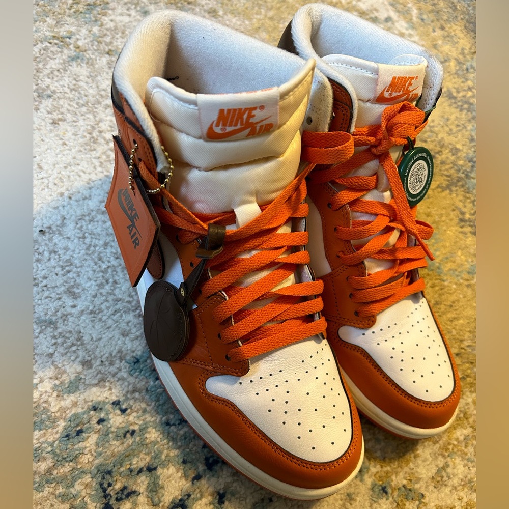 Orange and Brown Jordan 1’s